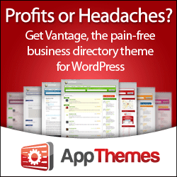 AppThemes Vantage - a business directory theme for WordPress